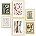 Set Di 6 Stampe Stampa Del Motivo 2 Nella Collezione Di Stampe Etniche Decorative Per La Stampa Artistica Da Parete Per La Casa A3 & A4 Telaio In Legno Chiaro - Foto miniatura 1