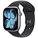 Watch Series 11 GPS 46mm Cassa Alluminio Grigio Siderale con Sport Band Nero - M /L - Foto miniatura 1