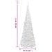 Albero di Natale Artificiale Pop-up con 100 LED Bianco 150 cm - Foto miniatura 9