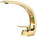 Rubinetto per lavabo da bagno, Blackswan, tipo M174, modello oro, misura 22 cm - Foto miniatura 1