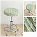 Set Da 2 Coprisedili Per Sgabelli Girevoli In Maglia: Protezione Seduta Moderna E Confortevole Green - Foto miniatura 3