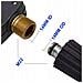 Set Accessori Idropulitrice Jetkit - Pistola 300 Bar, 5 Ugelli Qc, Adattatore Lavor Hq, Spazzola Rotante | Compatibile Con Lavor, Karcher - Foto miniatura 5
