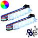 Striscia LED 2 pcs Nero e Bianco 1745 mm Rame e plastica - Foto miniatura 1