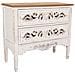 Cassettiera In Legno Bianco 86x38x76h - Foto miniatura 1