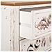 Cassettiera In Legno Bianco 86x38x76h - Foto miniatura 5