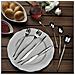 Tulipani Extra Set 24 posate acciaio inox 18/0 nichel free - Servizio per 6 Persone - forchetta, coltello, cucchiaio e cucchiaino - Design che ricordi i fiori tulipani - scatola regalo - Foto miniatura 2
