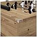Tavolo da Foosball Rovere Artigianale 146,5 x 74 x 85 cm - Foto miniatura 7