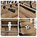 Tavolo da Foosball Rovere Artigianale 146,5 x 74 x 85 cm - Foto miniatura 8