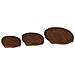 Sgabello per Piante 3 pcs Marrone Legno di Mogano - Foto miniatura 1