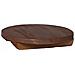 Sgabello per Piante 3 pcs Marrone Legno di Mogano - Foto miniatura 5