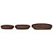 Sgabello per Piante 3 pcs Marrone Legno di Mogano - Foto miniatura 7