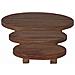 Sgabello per Piante 3 pcs Marrone Legno di Mogano - Foto miniatura 8