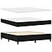 Letto a molle con materasso Nero 180 x 200 cm Tessuto - Foto miniatura 6