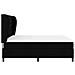 Letto a molle con materasso Nero 180 x 200 cm Tessuto - Foto miniatura 8