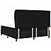 Letto a molle con materasso Nero 180 x 200 cm Tessuto - Foto miniatura 9