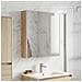 Mobiletto per specchio da bagno Rovere Sonoma - Foto miniatura 2