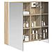 Mobiletto per specchio da bagno Rovere Sonoma - Foto miniatura 3