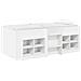 Struttura Letto Loft con Mobile 3 pcs Bianco Legno multistrato - Foto miniatura 1