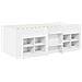 Struttura Letto Loft con Mobile 3 pcs Bianco Legno multistrato - Foto miniatura 3