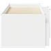 Struttura Letto Loft con Mobile 3 pcs Bianco Legno multistrato - Foto miniatura 4