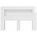 Testata del letto Bianco Lucido Legno ingegnerizzato - Foto miniatura 4