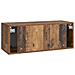 Mobile Porta TV da Muro Legno antico 78,5 x 31 x 30 cm - Foto miniatura 6