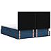 Letto con contenitore e materasso Blu 180 x 200 cm Tessuto - Foto miniatura 9