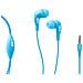 Auricolare In-ear Con Tasto Alla Risposta, Jack 3,5 Mm, Colore Azzurro - Foto miniatura 2