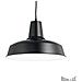 Lampada A Sospensione Moby Sp1 Nero Max 1 X 60w E27 - 240v - Foto miniatura 1