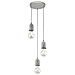 Lampada A Sospensione Silvares 3x60 W Grigio 95523 - Foto miniatura 1