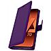 Custodia Galaxy A70 Portafoglio Supporto Video Cover Soft Touch - Viola - Foto miniatura 4