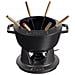 Staub 14002023 Fondueset, Induktionsgeeignet, Gusseisen, Sch Hwarz, 1 Einheiten - Foto miniatura 1