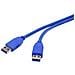 Usb 3.0 Kabel [1x Usb 3.0 Stecker A - 1x Usb 3.0 Stecker A] 1.8 M Blau Vergoldete Steckkontakte (rf- - Foto miniatura 2