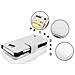 Custodia Compatibile Con Lg L90 In Magnesio Bianco - Coperchio Protettivo Con Chiusura Magnetica E 3 Slot Per Carte - Foto miniatura 4