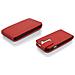 Custodia Compatibile Con Lg G2 Mini In Rosso Cremisi - Coperchio Protettivo In Design Flip Realizzato In Similpelle Testurizzata - Foto miniatura 6