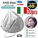 20 Pcs Mascherine 5-strati Maschere 95% Protettiva Filtrabili Viso Respirazione Ffp2 Kn95 - Foto miniatura 1