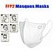 20 Pcs Mascherine 5-strati Maschere 95% Protettiva Filtrabili Viso Respirazione Ffp2 Kn95 - Foto miniatura 3