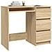 Scrivania Rovere Sonoma 90x45x76 cm in Legno Multistrato - Foto miniatura 7