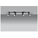 4 Luci Spotlight Bar Grigio, Gu10 - Foto miniatura 3