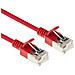 Red 1 Meter Lszh U /ftp Cat6a Datacenter Slimline Patch Cable Snagless With Rj45 Connectors (dc7501) - Foto miniatura 2