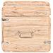 Baule 40x40x40 Cm In Legno Massello Di Acacia - Foto miniatura 5