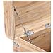 Baule 40x40x40 Cm In Legno Massello Di Acacia - Foto miniatura 7