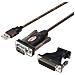 Y-105A USB v. 1.1. DB9F / DB25M Nero cavo di interfaccia e adattatore - Foto miniatura 1