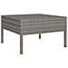 Set Divani Da Giardino 12 Pz Con Cuscini In Polyrattan Grigio - Foto miniatura 5