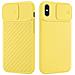 Custodia Compatibile Con Apple Iphone X / Xs In Giallo Opaco - Coperchio Protettivo In Silicone Tpu Flessibile E Con Protezione Per La Fotocamera - Foto miniatura 1