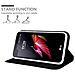 Custodia Compatibile Con Lg X Screen In Classy Nero - Coperchio Protettiva Con Chiusura Magnetica, Funzione Stand E Tasca Per Le Carte - Foto miniatura 2