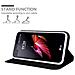 Custodia Compatibile Con Lg X Screen In Classy Nero - Coperchio Protettiva Con Chiusura Magnetica, Funzione Stand E Tasca Per Le Carte - Foto miniatura 4