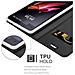 Custodia Compatibile Con Lg X Screen In Classy Nero - Coperchio Protettiva Con Chiusura Magnetica, Funzione Stand E Tasca Per Le Carte - Foto miniatura 6