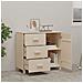 Credenza Marrone Miele 90x40x80 Cm In Legno Massello Di Pino - Foto miniatura 3