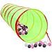 Tunnel Da Gioco Per Bambini 250 Palline Verde 175 Cm Poliestere - Foto miniatura 3